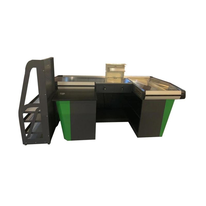 Hot Sell Cheap Supermarket Electric Cash Counter Table for Sale