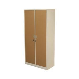 Two Swing Door Gym Steel Cabinet Wardrobe Locker