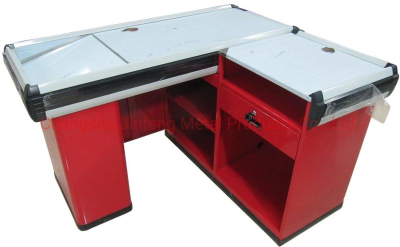 Supermarket Equipment Cashier Desk Store Checkout Counter Jf-Cc-022