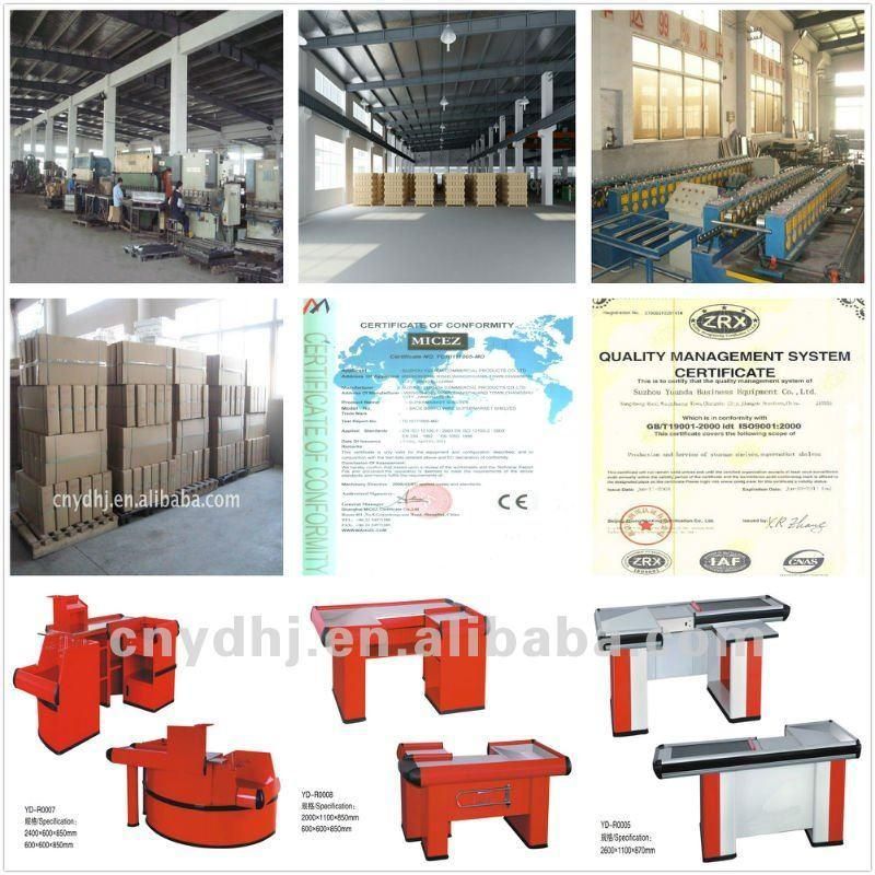 Supermarket Cash Desk/Cash Counter Table/Checkout Counter