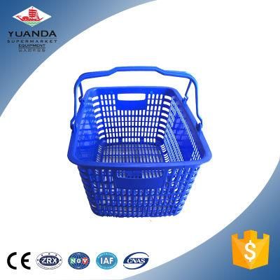 Plastic Supermarket Large Japanese Hole Portable Plastic Hand Shopping Basket