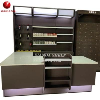 Wooden Cabinet Bar Shop Cashier Design Cash Counter Table Price