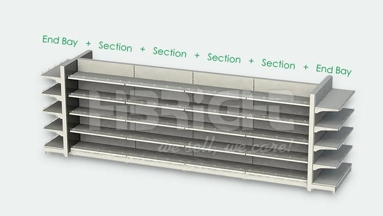 Supermarket Iron Display Shelf Design Super Shop Rack