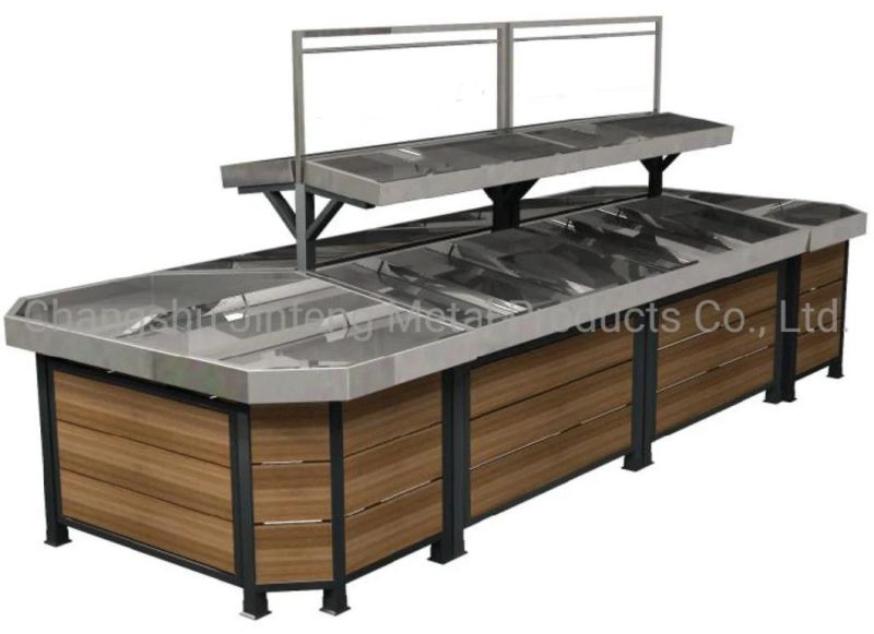 Supermarket Shelves Customized Fruit and Vegetable Display Rack