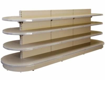 Double Sides Shelf with Round End for Supermarket