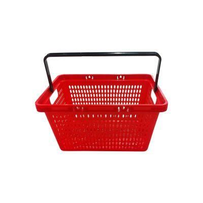 Single Hand Basket Handle Small Hole for Supermarket