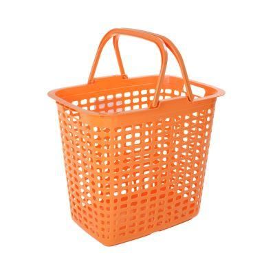 Customized Wholesale Plastic Storage Cloth Laundry Basket with Handle