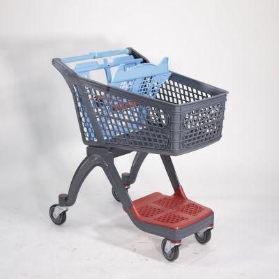 Shopping Mall/Supermarket Full Plastic Store Shopping Cart