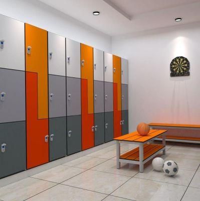 Room Furniture Compact Phenolic Board High Pressure Laminate Locker, High End Material Clothing Store HPL Locker/