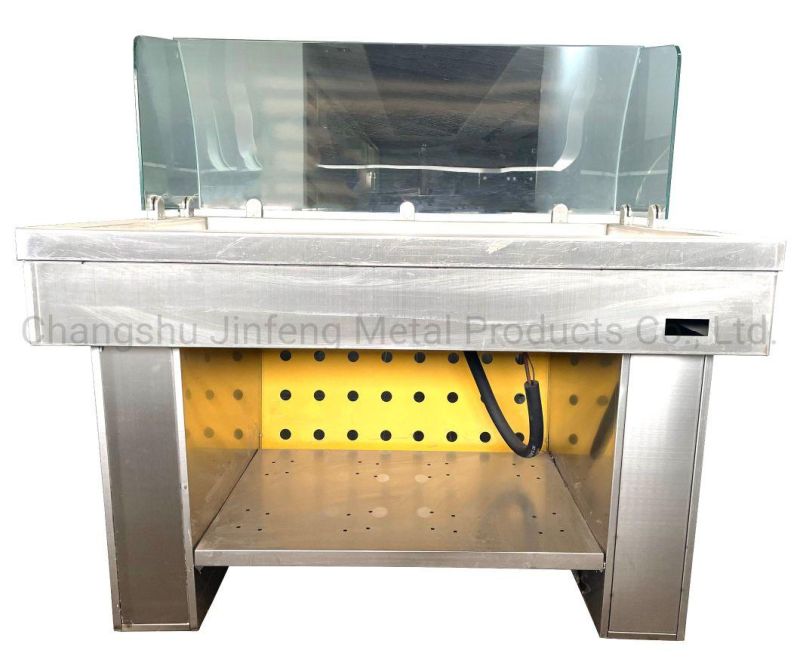 Cooked Food Display Fresh-Keeping Cabinet Display Showcase with Glass Cover