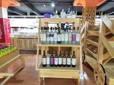 High Specification Wooden Wine Shelf with Ce Certification