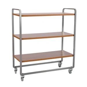 Metal White Nickel Display Shelves