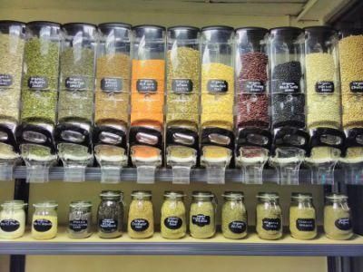 Store Furniture Plastic Display Dispensers Bulk Nuts Dispensers