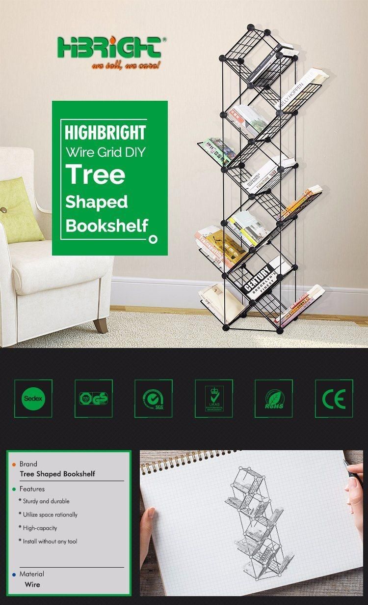 Wire Mesh Display Rack Magazine Mesh Display Stand