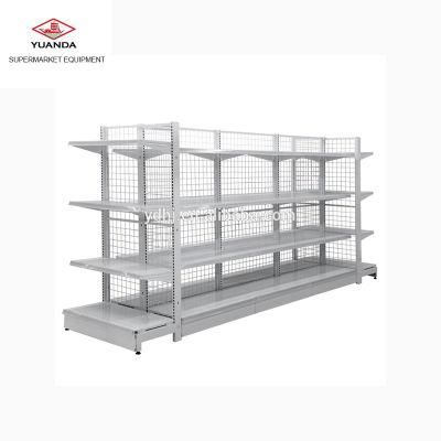 Double Sided Supermarket Wire Mesh Back Board Shelf From Yuanda