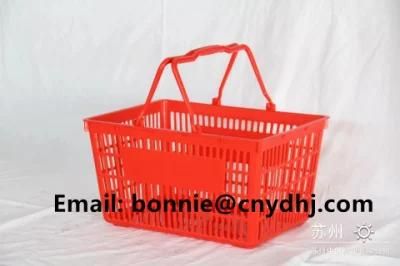 Metal Wire Round Oval Shopping Basket for Pharmacy Store