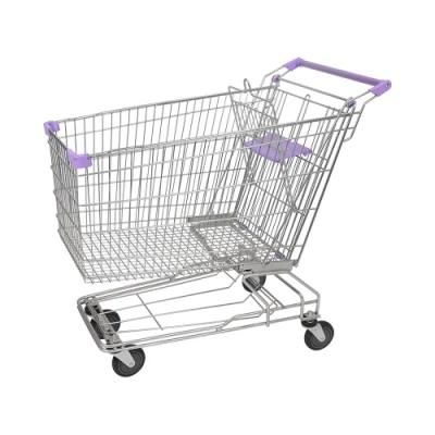 Best Price Asian 125L Convenience Store Cart with 4inch Wheels