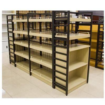 Supermarket Wooden Display Stand Shelves for Store