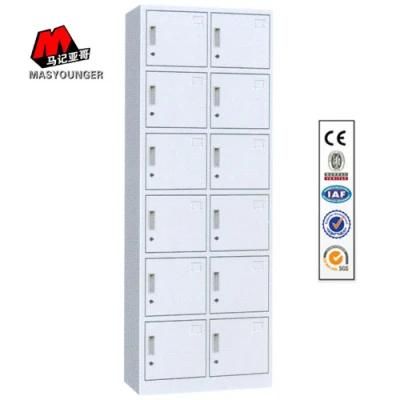 1850*760*450 Dimension Office Use Metal Storage 12 Compartment Doors Locker