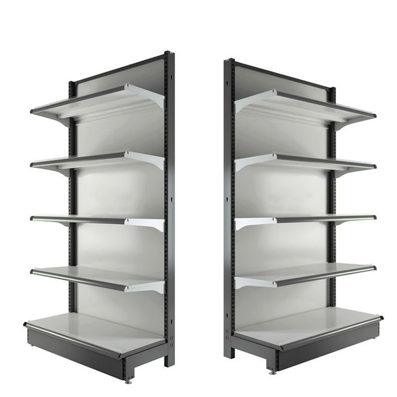 Customized High-End and Luxury Stainless Steel Supermarket Shelving