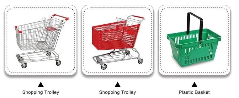 Supermarket Equipment Shopping Trolleys Convenience Store Shopping Cart Hand Push Mall Trolley for Shopping