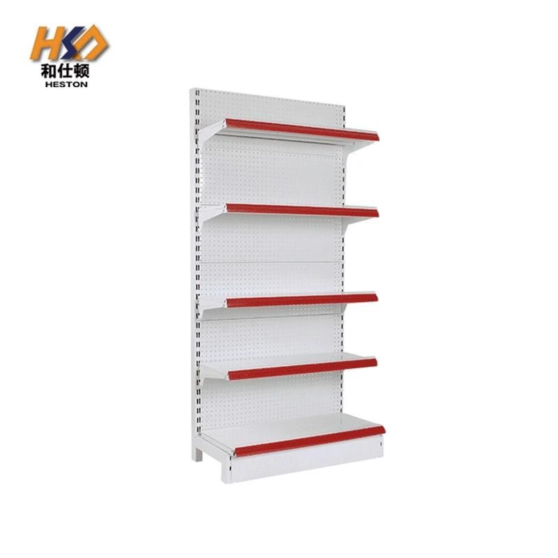 Factory Supply Metal Display Supermarket Shelf / Heavy Duty Gondola Supermarket Shelving