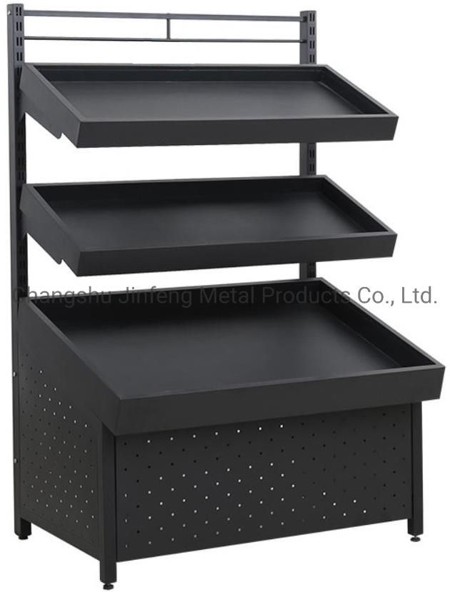 Supermarket Equipment Three Layers Display Stand for Fruit and Vegetable