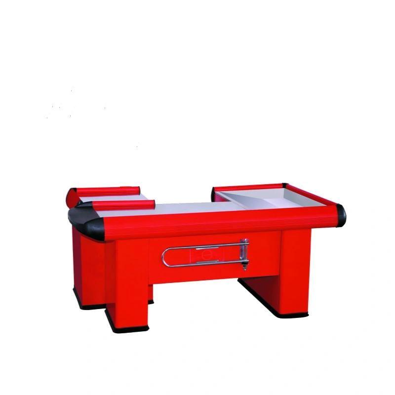 Design Supermarket Convenience Store Cash Counter Desk Checkout Counter for Sale