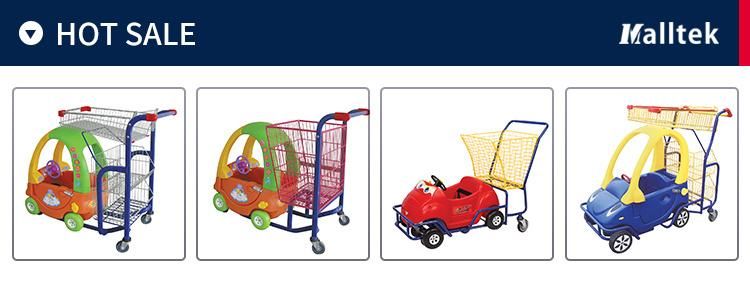 Best-Selling Supermarket Plastic Small Kids Children Shopping Trolley