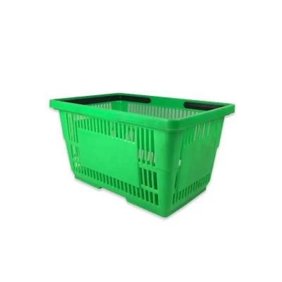 Good Price New Material Basket Colorful Plastic Trolley Shopping Basket