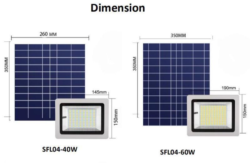 LED Remote Control Energy Saving Wholesale Price Bright White Outdoor Security Solar Flood Light