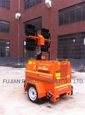 Trailer Mobile Generator Lighting Tower, Emergency Lighting Tower