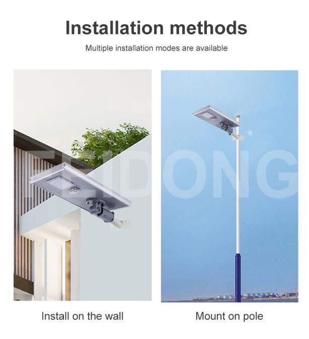 High Brightness Durable Outdoor High Lumens Waterproof IP66 5050 100W 200W 300W Integrated All in One LED Solar Street Light