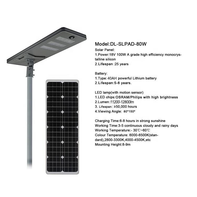 Manufacturer 5 Years Warranty LED Compound Solar Street Lights