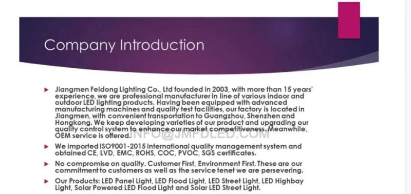 IP65 50W 100W 150W 200W LED Street Light