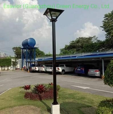 Esavior 15W High Brightness All in One Solar Garden Lights with Micowave Senso