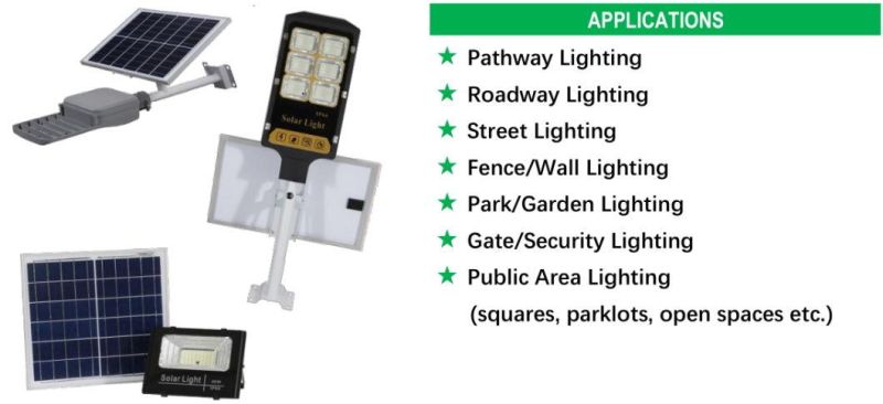 Esavior 180lm/W LED Lumen 30W LED Solar Street/Wall Lights All in Two Series