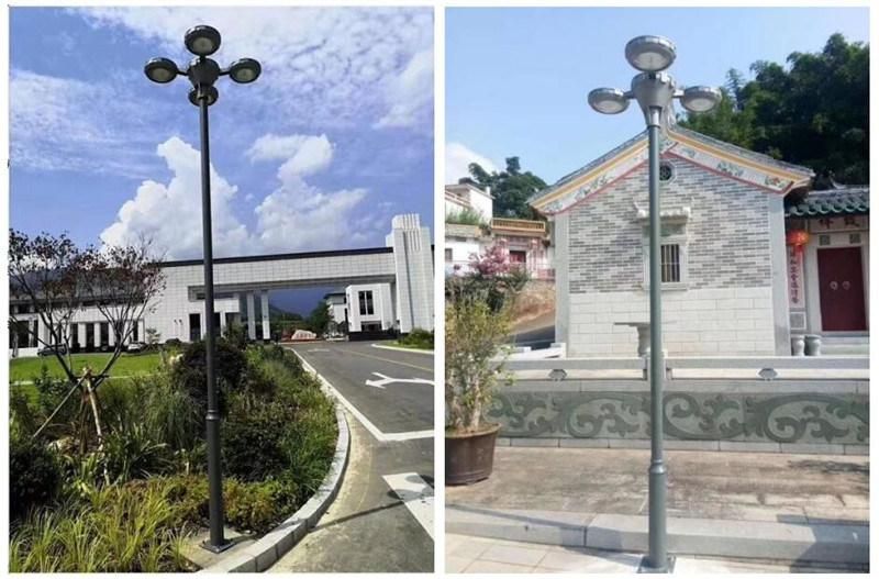 Die-Casting Aluminum Three Head Lamp Outdoor Landscape Garden Solar Lights