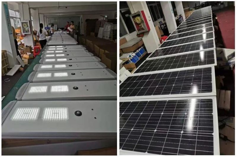 80W Solar Panel Integrated All in One Solar LED Street Light