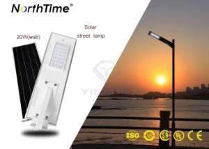 Last 4-Rainy-Days Solar Power IP65 LED Street Lights with Ce/RoHS/ISO