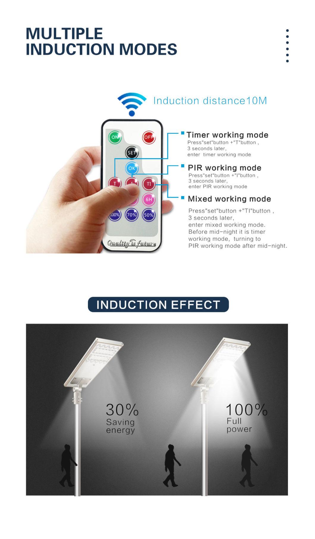 IP66 Waterproof LED Outdoor Solar Street/Road/Garden Light with Panel and Lithium Battery