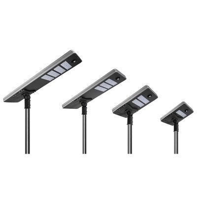 Top Quality High Brightness IP65 Waterproof Outdoor 30W 40W 50W 60W 80W 100W 120W Adjustable All in One Solar Street Light