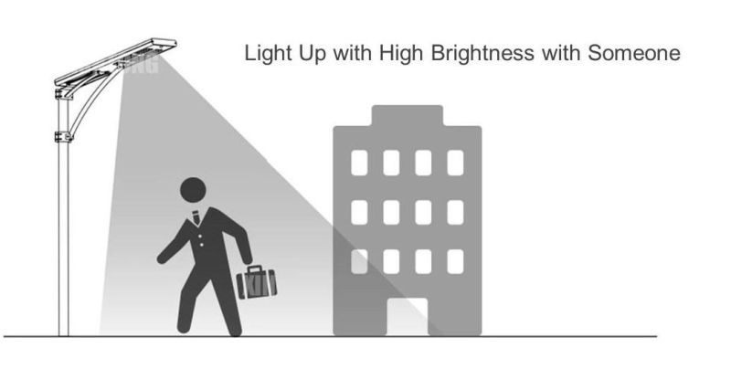 All in One Integrated 35W LED Solar Street Light