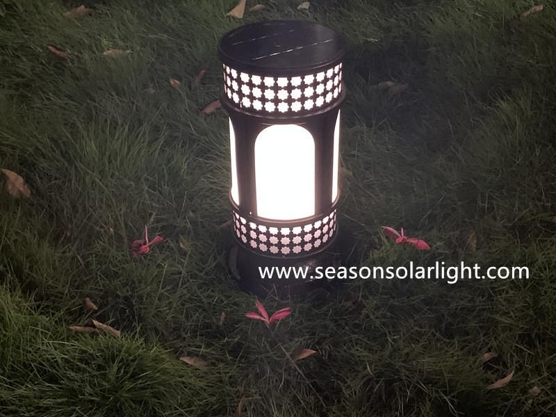 IP65 Lighting Outdoor Fence Post Garden LED Light Solar Fence Light