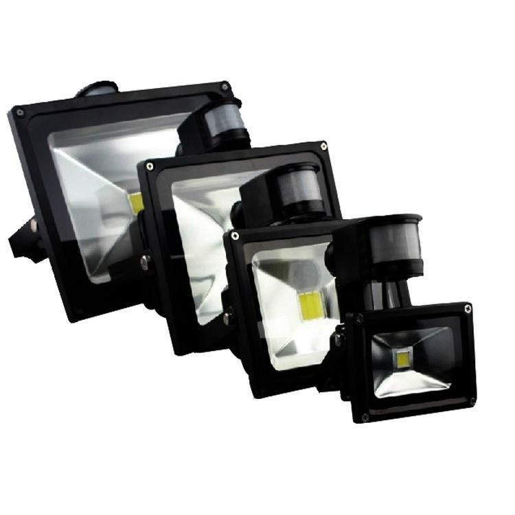 Wholesale LED Floodlight RGB 10W 20W 30W 50W LED Flood Light with PIR Motion Sensor IP65 Spotlight Flood Light