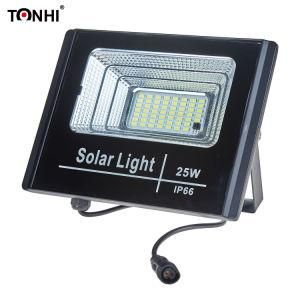 High Efficiency Commercial Outdoor IP65 Waterproof 25W LED Solar Flood Light