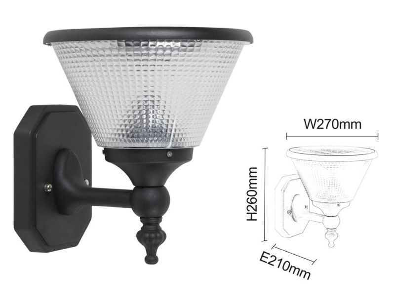 IP65 3W Best Bright Cheap Solar Security Wall Light