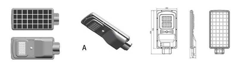 10W 20W 30W with High Lumens All in One Solar Street Light OEM/ODM Integrated Solar Street Lamp Manufacturer in China