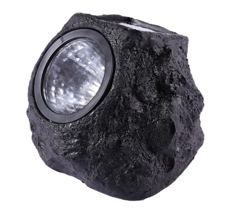 Outdoor Garden Lawn Ornament LED Waterproof Solar Stone Spot Light