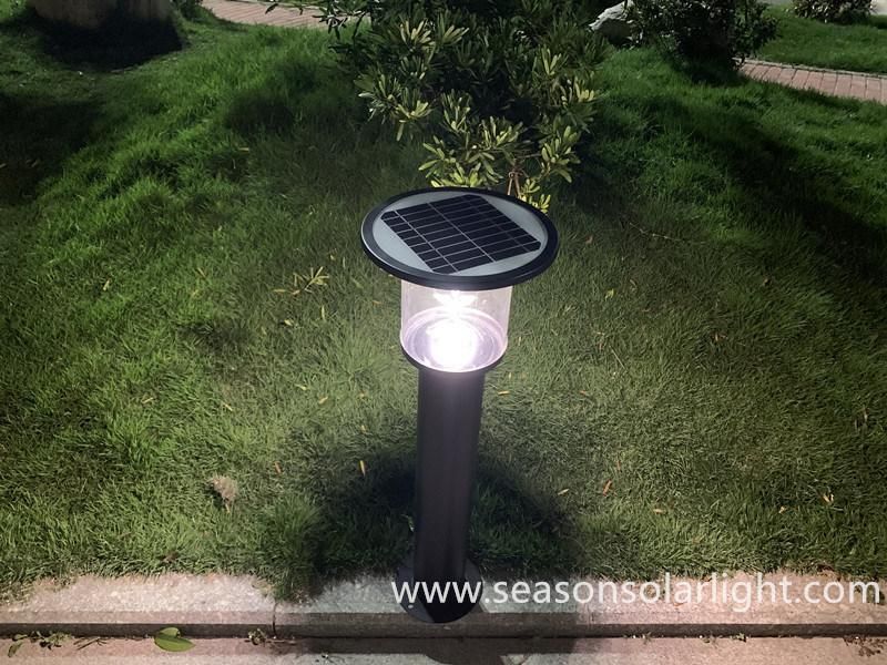 High Power Solar Lighting LED Outdoor Solar Pillar Light with Warm LED Light for Gate Lighting